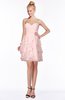 ColsBM Carmen Pastel Pink Princess Fit-n-Flare Zip up Chiffon Ruching Bridesmaid Dresses