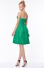 ColsBM Carmen Pepper Green Princess Fit-n-Flare Zip up Chiffon Ruching Bridesmaid Dresses
