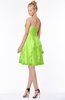 ColsBM Carmen Sharp Green Princess Fit-n-Flare Zip up Chiffon Ruching Bridesmaid Dresses