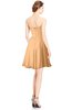 ColsBM Jaelyn Apricot Casual Fit-n-Flare Sweetheart Sleeveless Knee Length Ruching Bridesmaid Dresses