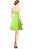 ColsBM Jaelyn Bright Green Casual Fit-n-Flare Sweetheart Sleeveless Knee Length Ruching Bridesmaid Dresses
