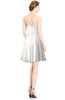 ColsBM Jaelyn Cloud White Casual Fit-n-Flare Sweetheart Sleeveless Knee Length Ruching Bridesmaid Dresses