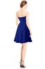 ColsBM Jaelyn Electric Blue Casual Fit-n-Flare Sweetheart Sleeveless Knee Length Ruching Bridesmaid Dresses