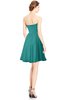 ColsBM Jaelyn Emerald Green Casual Fit-n-Flare Sweetheart Sleeveless Knee Length Ruching Bridesmaid Dresses