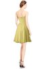 ColsBM Jaelyn Misted Yellow Casual Fit-n-Flare Sweetheart Sleeveless Knee Length Ruching Bridesmaid Dresses