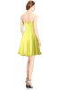 ColsBM Jaelyn Pale Yellow Casual Fit-n-Flare Sweetheart Sleeveless Knee Length Ruching Bridesmaid Dresses