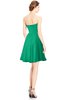 ColsBM Jaelyn Pepper Green Casual Fit-n-Flare Sweetheart Sleeveless Knee Length Ruching Bridesmaid Dresses