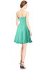 ColsBM Jaelyn Seafoam Green Casual Fit-n-Flare Sweetheart Sleeveless Knee Length Ruching Bridesmaid Dresses