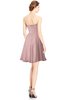 ColsBM Jaelyn Silver Pink Casual Fit-n-Flare Sweetheart Sleeveless Knee Length Ruching Bridesmaid Dresses