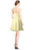 ColsBM Jaelyn Soft Yellow Casual Fit-n-Flare Sweetheart Sleeveless Knee Length Ruching Bridesmaid Dresses