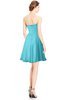 ColsBM Jaelyn Turquoise Casual Fit-n-Flare Sweetheart Sleeveless Knee Length Ruching Bridesmaid Dresses