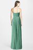 ColsBM Celine Beryl Green Gorgeous Trumpet Sleeveless Zip up Chiffon Bridesmaid Dresses