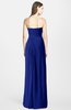 ColsBM Celine Electric Blue Gorgeous Trumpet Sleeveless Zip up Chiffon Bridesmaid Dresses