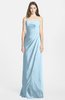 ColsBM Celine Ice Blue Gorgeous Trumpet Sleeveless Zip up Chiffon Bridesmaid Dresses