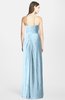 ColsBM Celine Ice Blue Gorgeous Trumpet Sleeveless Zip up Chiffon Bridesmaid Dresses