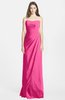 ColsBM Celine Rose Pink Gorgeous Trumpet Sleeveless Zip up Chiffon Bridesmaid Dresses
