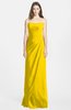 ColsBM Celine Yellow Gorgeous Trumpet Sleeveless Zip up Chiffon Bridesmaid Dresses