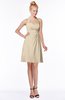 ColsBM Charlee Novelle Peach Hippie A-line Halter Sleeveless Knee Length Bridesmaid Dresses