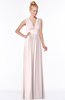 ColsBM Carolyn Angel Wing Classic V-neck Sleeveless Zip up Ruching Bridesmaid Dresses