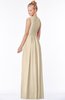 ColsBM Carolyn Champagne Classic V-neck Sleeveless Zip up Ruching Bridesmaid Dresses