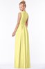 ColsBM Carolyn Daffodil Classic V-neck Sleeveless Zip up Ruching Bridesmaid Dresses