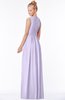 ColsBM Carolyn Light Purple Classic V-neck Sleeveless Zip up Ruching Bridesmaid Dresses
