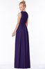 ColsBM Carolyn Royal Purple Classic V-neck Sleeveless Zip up Ruching Bridesmaid Dresses