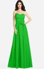 ColsBM Audrina Classic Green Gorgeous A-line Sweetheart Sleeveless Zip up Flower Plus Size Bridesmaid Dresses