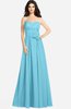 ColsBM Audrina Light Blue Gorgeous A-line Sweetheart Sleeveless Zip up Flower Plus Size Bridesmaid Dresses