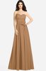 ColsBM Audrina Light Brown Gorgeous A-line Sweetheart Sleeveless Zip up Flower Plus Size Bridesmaid Dresses