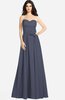ColsBM Audrina Nightshadow Blue Gorgeous A-line Sweetheart Sleeveless Zip up Flower Plus Size Bridesmaid Dresses