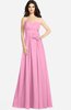 ColsBM Audrina Pink Gorgeous A-line Sweetheart Sleeveless Zip up Flower Plus Size Bridesmaid Dresses