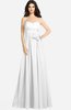 ColsBM Audrina White Gorgeous A-line Sweetheart Sleeveless Zip up Flower Plus Size Bridesmaid Dresses