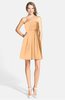 ColsBM Holland Apricot Casual Sweetheart Sleeveless Zip up Knee Length Bridesmaid Dresses