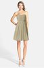 ColsBM Holland Candied Ginger Casual Sweetheart Sleeveless Zip up Knee Length Bridesmaid Dresses