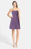 ColsBM Holland Chinese Violet Casual Sweetheart Sleeveless Zip up Knee Length Bridesmaid Dresses