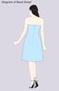 ColsBM Holland Moroccan Blue Casual Sweetheart Sleeveless Zip up Knee Length Bridesmaid Dresses