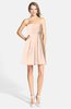 ColsBM Holland Peach Puree Casual Sweetheart Sleeveless Zip up Knee Length Bridesmaid Dresses