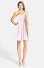 ColsBM Holland Petal Pink Casual Sweetheart Sleeveless Zip up Knee Length Bridesmaid Dresses