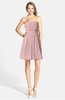 ColsBM Holland Silver Pink Casual Sweetheart Sleeveless Zip up Knee Length Bridesmaid Dresses