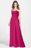 ColsBM Aliana Beetroot Purple Simple Sweetheart Sleeveless Zip up Chiffon Bridesmaid Dresses