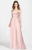 ColsBM Aliana Pastel Pink Simple Sweetheart Sleeveless Zip up Chiffon Bridesmaid Dresses