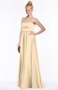 ColsBM Shelby Apricot Gelato Glamorous Empire Sleeveless Chiffon Ruching Bridesmaid Dresses