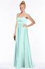 ColsBM Shelby Blue Glass Glamorous Empire Sleeveless Chiffon Ruching Bridesmaid Dresses