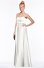 ColsBM Shelby Cloud White Glamorous Empire Sleeveless Chiffon Ruching Bridesmaid Dresses