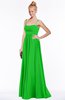 ColsBM Shelby Jasmine Green Glamorous Empire Sleeveless Chiffon Ruching Bridesmaid Dresses