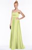 ColsBM Shelby Lime Sherbet Glamorous Empire Sleeveless Chiffon Ruching Bridesmaid Dresses