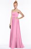ColsBM Shelby Pink Glamorous Empire Sleeveless Chiffon Ruching Bridesmaid Dresses