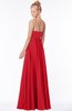 ColsBM Shelby Red Glamorous Empire Sleeveless Chiffon Ruching Bridesmaid Dresses