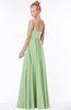 ColsBM Shelby Sage Green Glamorous Empire Sleeveless Chiffon Ruching Bridesmaid Dresses